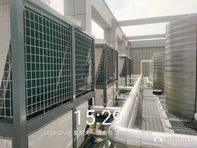 渭南市中央医院80吨热水，综合楼4台30匹＋住院楼4台10匹
