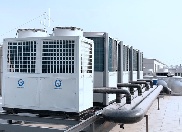晋中市榆次区大拇指广场尊龙凯时空气能热泵6000平方采暖项目