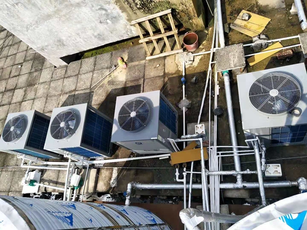 广西浦北县第五中学空气能热泵热水系统刷新工程