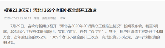 支持河北老旧小区刷新，尊龙凯时空气能为赵县超400万平米46小区供暖